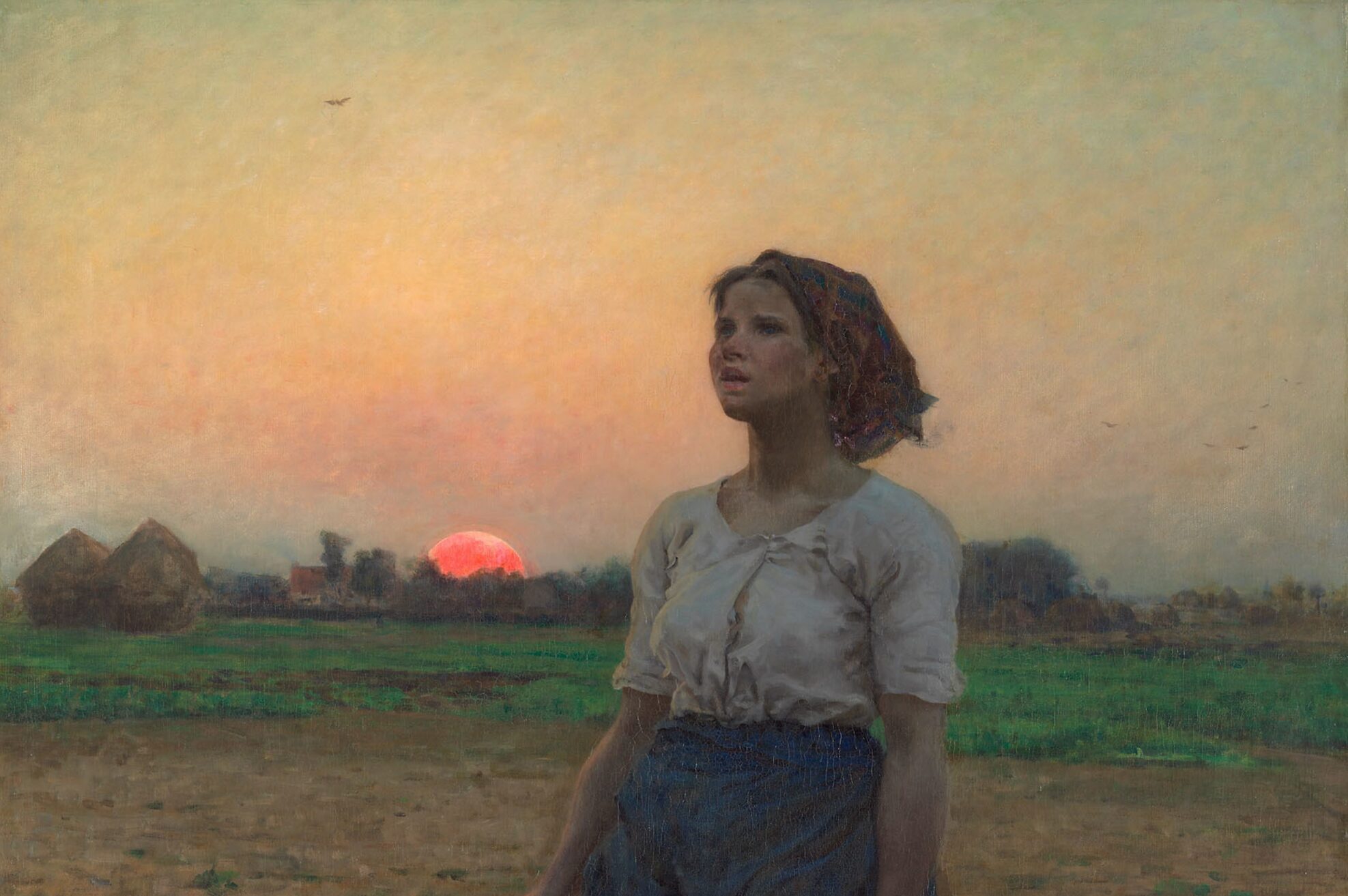 Jules_Breton,_le_chant_de_l’alouette.1884